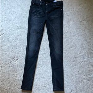 True religion super skinny jeans in washed grey/black, size 25
